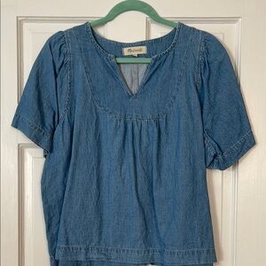 Merona Blue Denim Women's Top